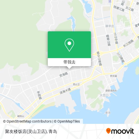 聚友楼饭店(灵山卫店)地图