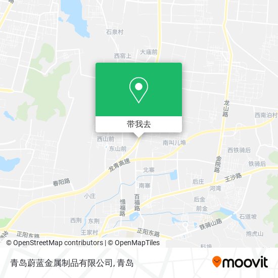 青岛蔚蓝金属制品有限公司地图