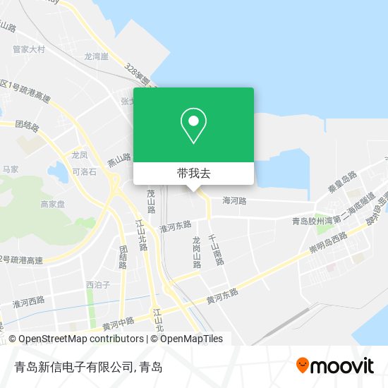 青岛新信电子有限公司地图