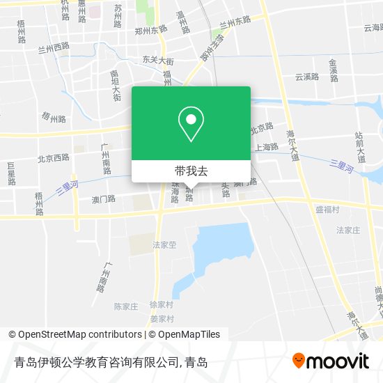 青岛伊顿公学教育咨询有限公司地图