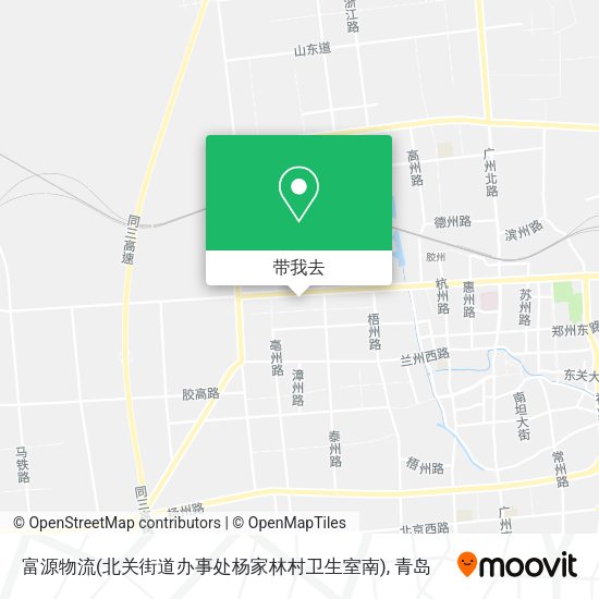 富源物流(北关街道办事处杨家林村卫生室南)地图