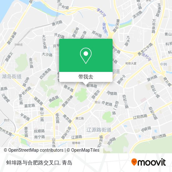 蚌埠路与合肥路交叉口地图