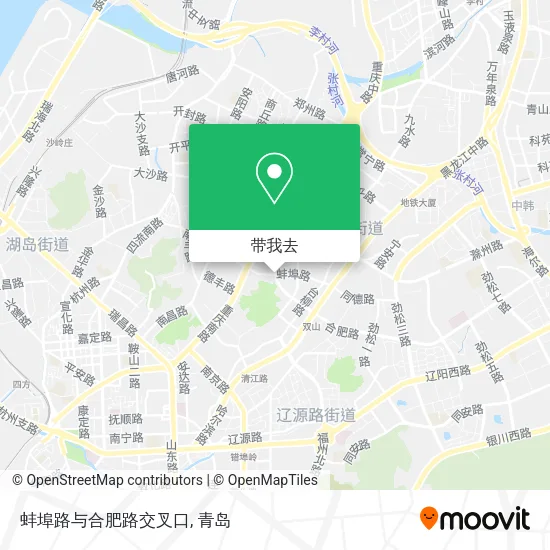 蚌埠路与合肥路交叉口地图