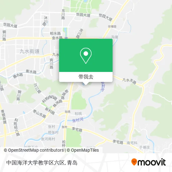 中国海洋大学教学区六区地图