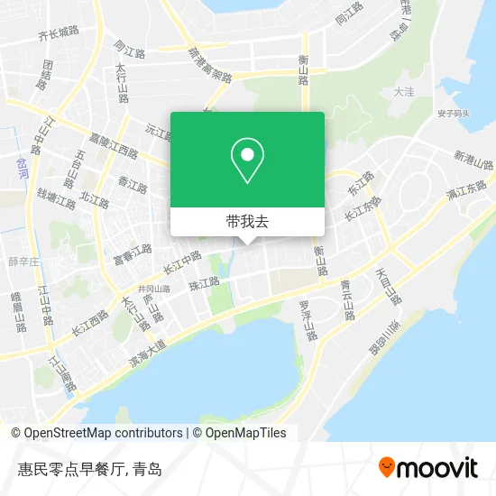 惠民零点早餐厅地图