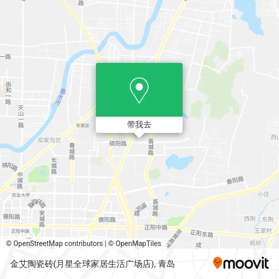 金艾陶瓷砖(月星全球家居生活广场店)地图