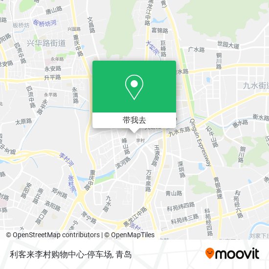 利客来李村购物中心-停车场地图