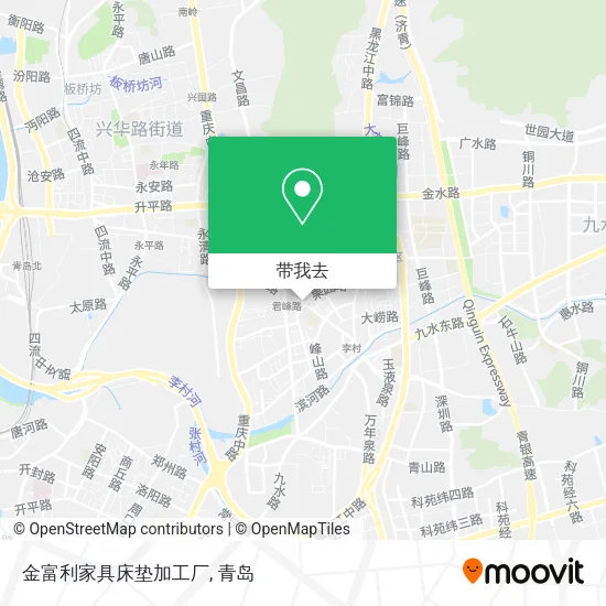 金富利家具床垫加工厂地图