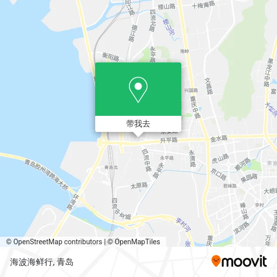 海波海鲜行地图
