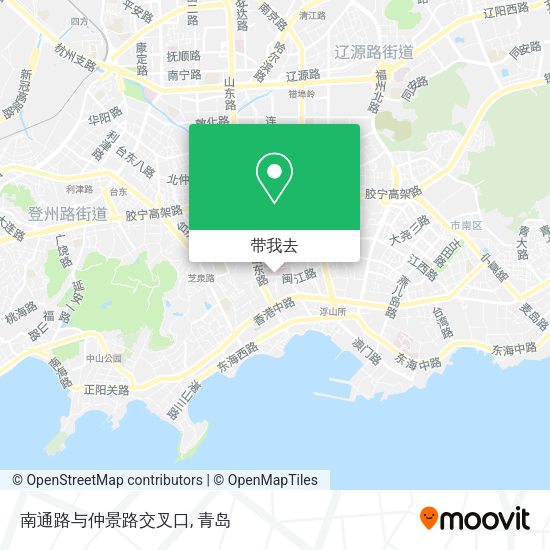 南通路与仲景路交叉口地图