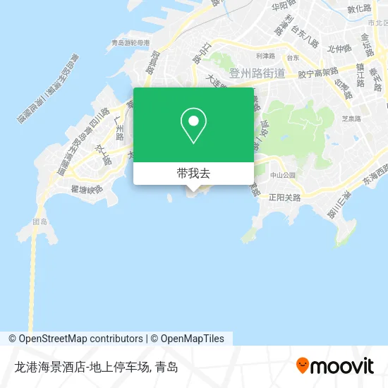 龙港海景酒店-地上停车场地图
