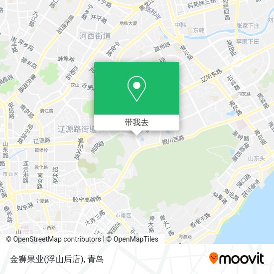 金狮果业(浮山后店)地图