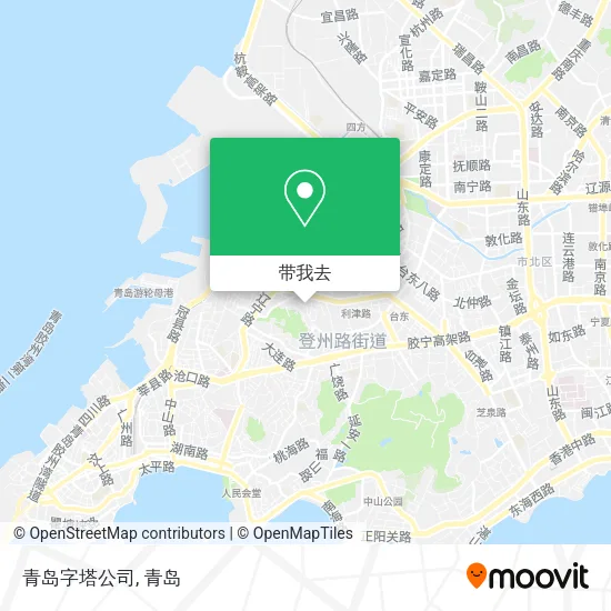 青岛字塔公司地图