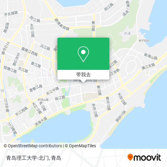 青岛理工大学-北门地图