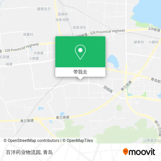 百洋药业物流园地图