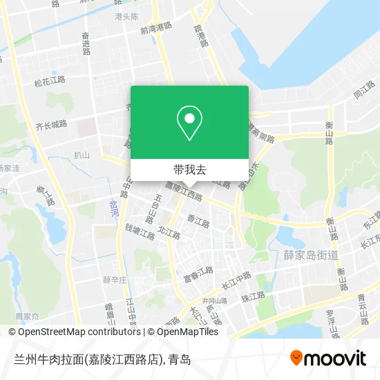 兰州牛肉拉面(嘉陵江西路店)地图