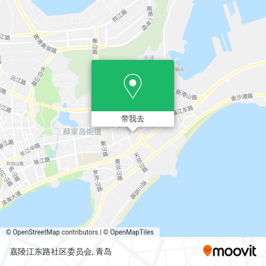 嘉陵江东路社区委员会地图