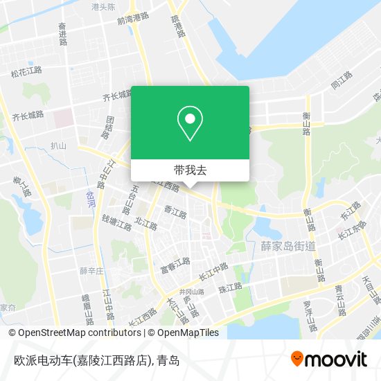 欧派电动车(嘉陵江西路店)地图