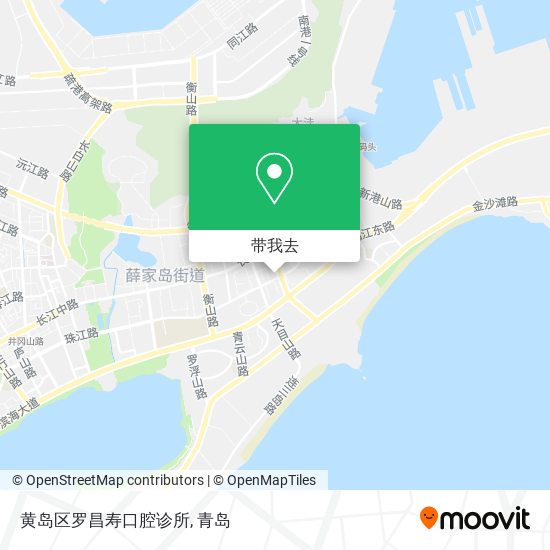 黄岛区罗昌寿口腔诊所地图