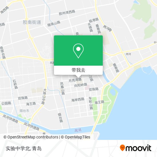 实验中学北地图