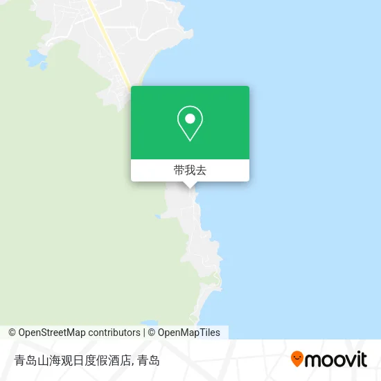 青岛山海观日度假酒店地图