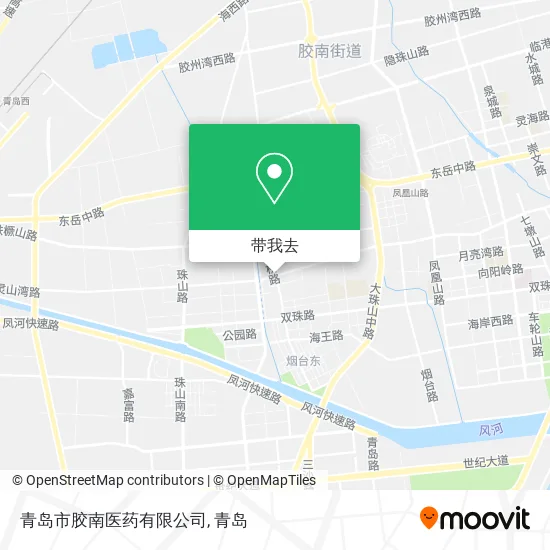 青岛市胶南医药有限公司地图