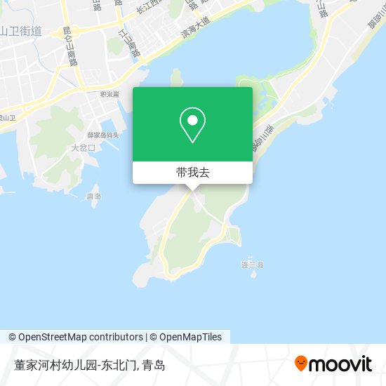 董家河村幼儿园-东北门地图