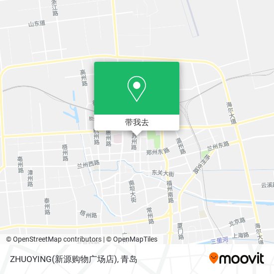 ZHUOYING(新源购物广场店)地图