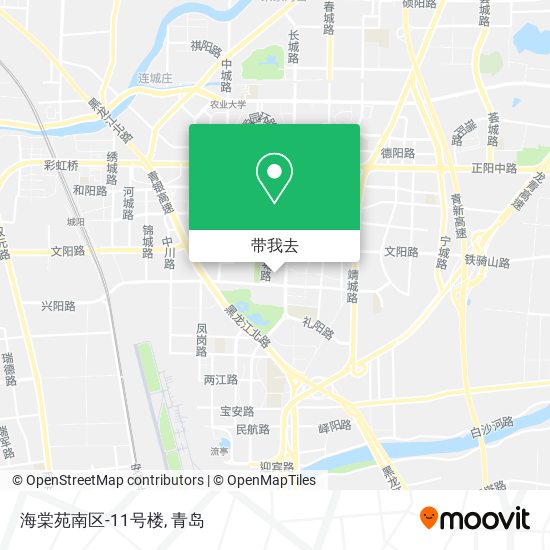 海棠苑南区-11号楼地图