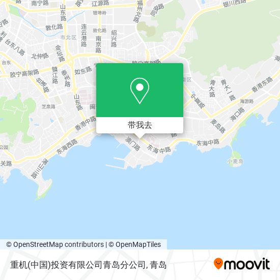 重机(中国)投资有限公司青岛分公司地图