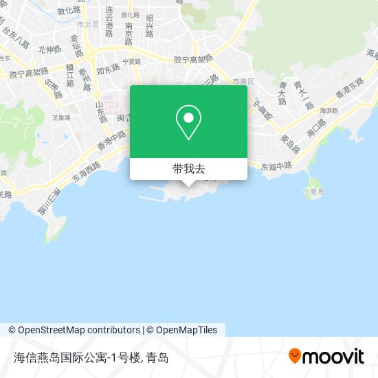 海信燕岛国际公寓-1号楼地图