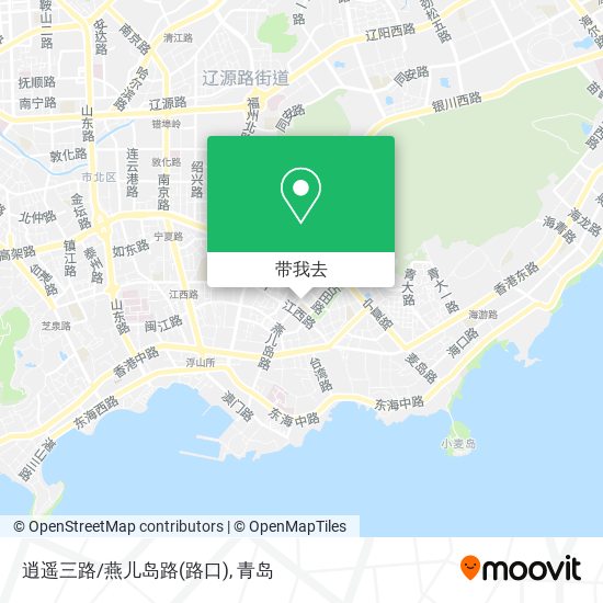 逍遥三路/燕儿岛路(路口)地图