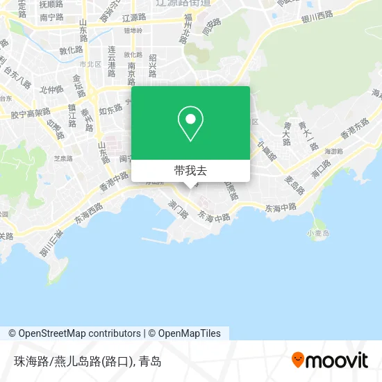 珠海路/燕儿岛路(路口)地图