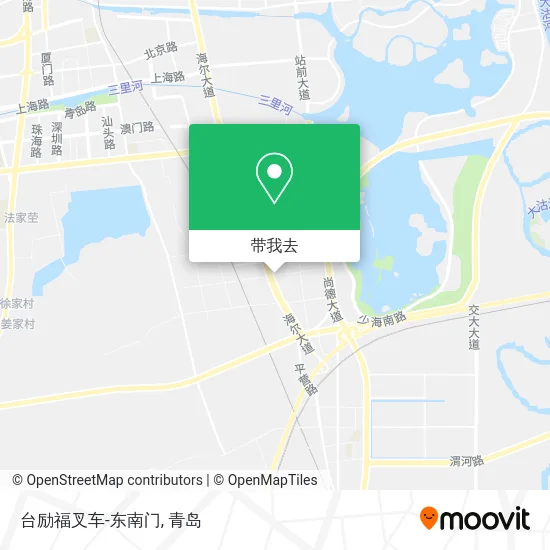 台励福叉车-东南门地图