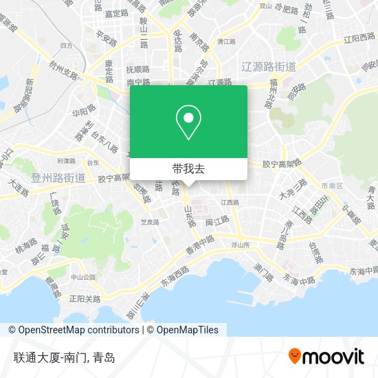 联通大厦-南门地图