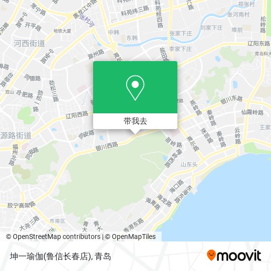 坤一瑜伽(鲁信长春店)地图