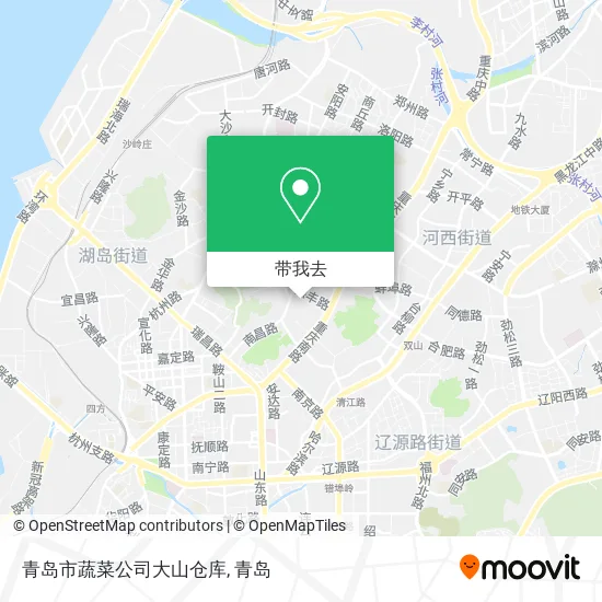 青岛市蔬菜公司大山仓库地图