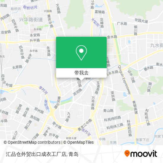 汇品仓外贸出口成衣工厂店地图