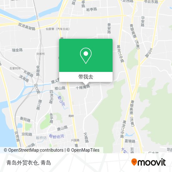 青岛外贸衣仓地图
