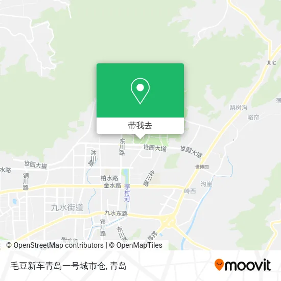 毛豆新车青岛一号城市仓地图