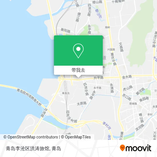 青岛李沧区洪涛旅馆地图