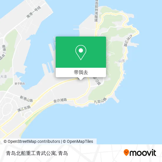 青岛北船重工青武公寓地图