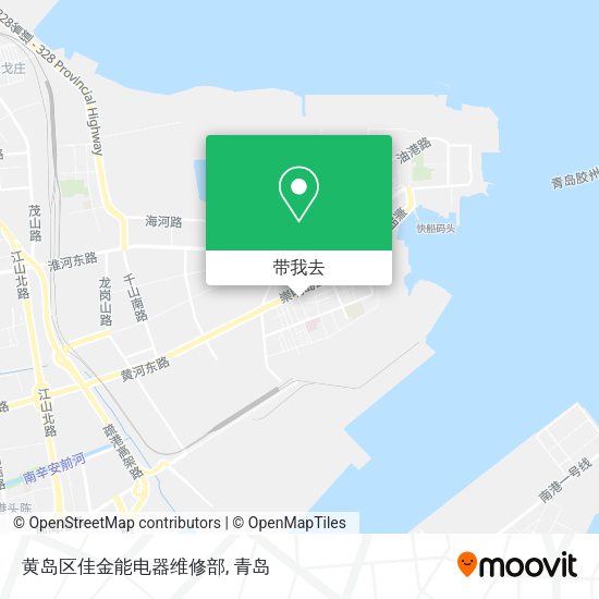 黄岛区佳金能电器维修部地图