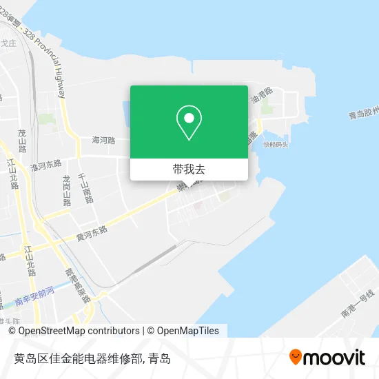 黄岛区佳金能电器维修部地图