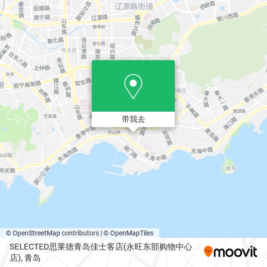 SELECTED思莱德青岛佳士客店(永旺东部购物中心店)地图