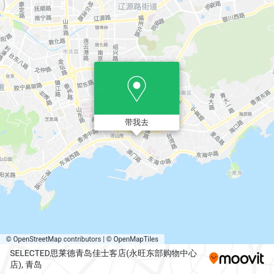 SELECTED思莱德青岛佳士客店(永旺东部购物中心店)地图