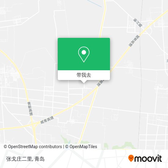 张戈庄二里地图