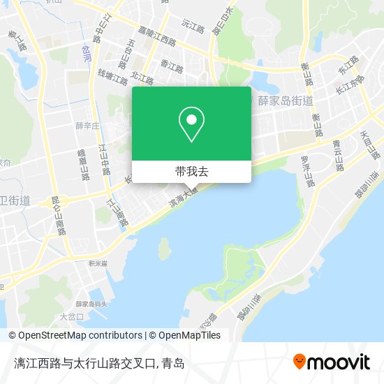 漓江西路与太行山路交叉口地图