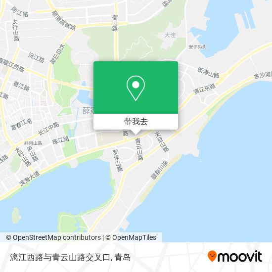 漓江西路与青云山路交叉口地图