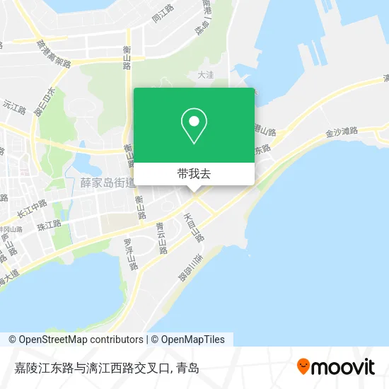 嘉陵江东路与漓江西路交叉口地图